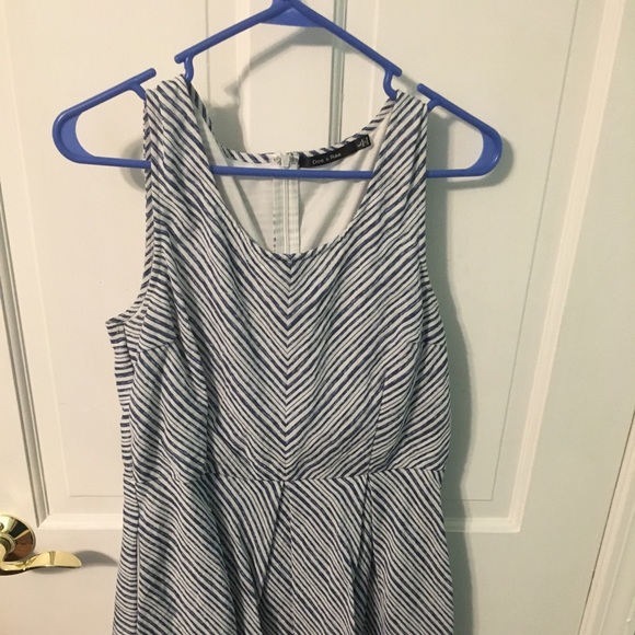 Doe & Rae Dresses & Skirts - Blue and white striped linen dress